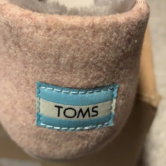Toms pink faux fur cloud bound alpargata - Picture 5 of 6